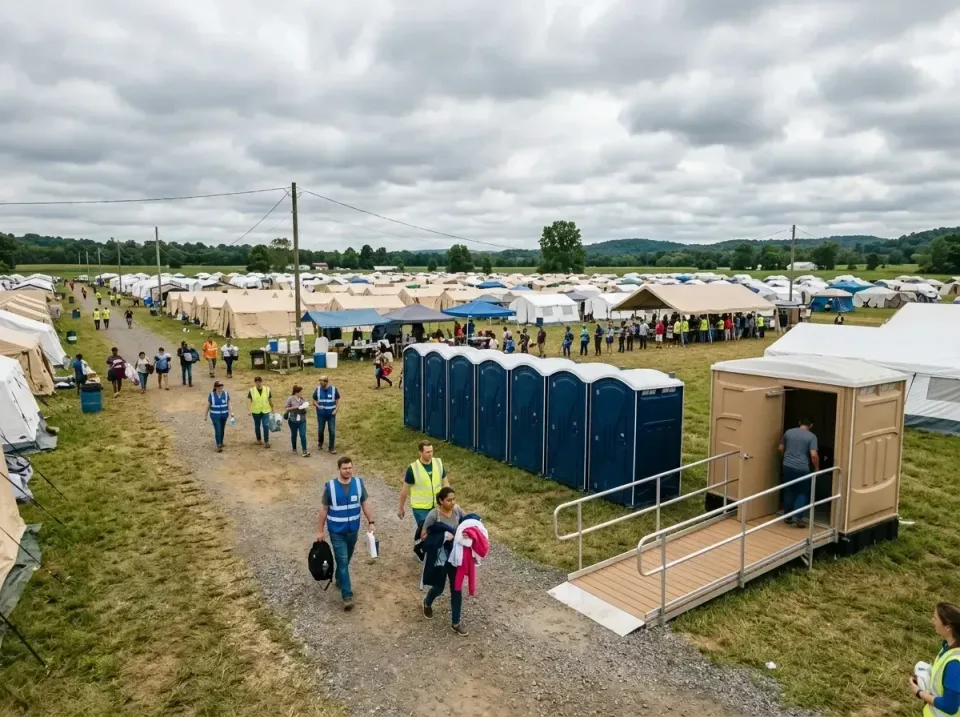disaster-relief-camp-restrooms-010 — frequently asked questions, Dumpster & Portable Bathrooms Rental in Hillsboro, IL